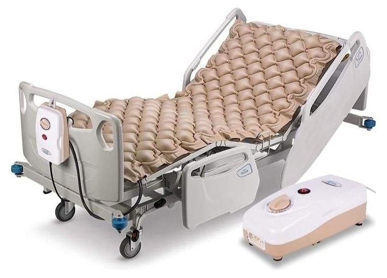 Bubble-cell air mattress with electric pump