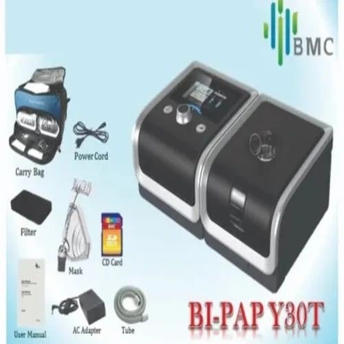BMC BiPAP Y30T with carry bag, mask, tube and accessories
